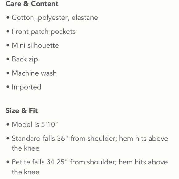 Anthropologie Maeve Patch Pocket Shift Dress | s - Picture 10 of 10